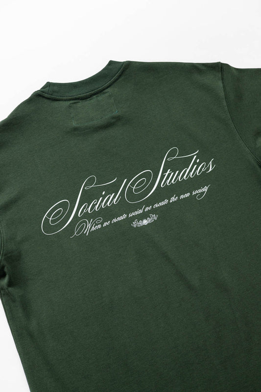 Social Studio SS25 T-Shirt Green