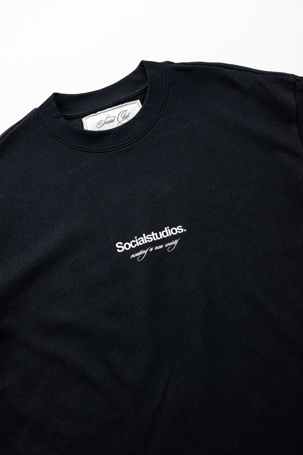 Social Studio SS25 T-Shirt Black